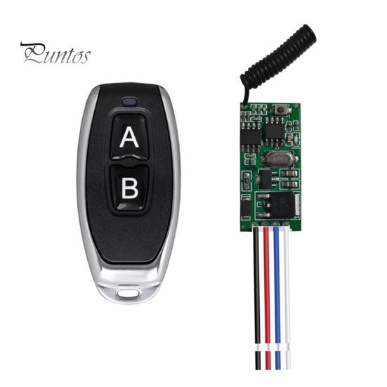 

Пульт дистанционного управления с приемным модулем Беспроводной пульт дистанционного управления Ультратонкий корпус Высокочувствительные лампы управления Светодиодная лента Дверной мини-размер чёрный