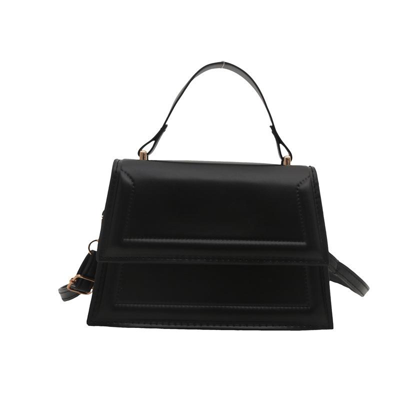 Street Casual Einfarbig Umhängetasche 2025 Neue Lässige Handtasche auf der Neuen Mode Einfache Messenger Kleine Quadratische Tasche