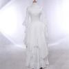 Lace Flared Sleeve Retro Gothic Dress Cosplay Prom Princess