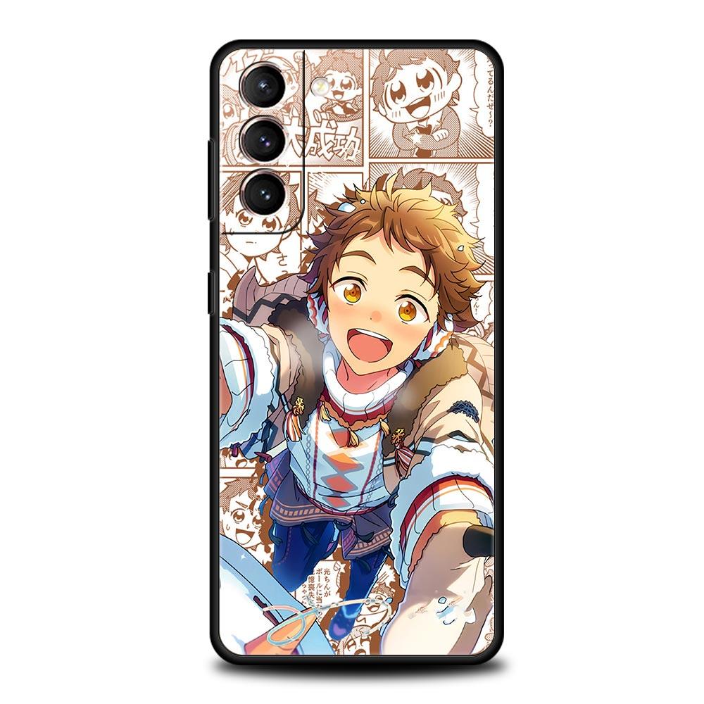 Husă pentru telefon Cartoon Ensemble Stars pentru Samsung Galaxy S24 S23 S22 S20 Ultra S21 FE 5G S10 S9 Plus S10E Husă din silicon moale