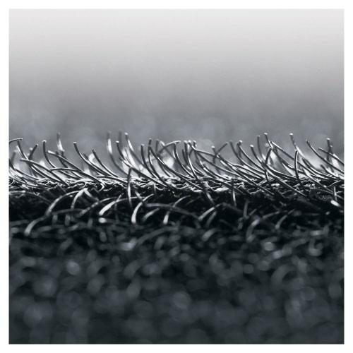 BONFORM Car Mat, X Gear, Light/Normal Car, Rear, 1 Piece, Waterproof, Fully Washable, Anti-Slip Treatment, 50x45cm, Black 6448-08BK