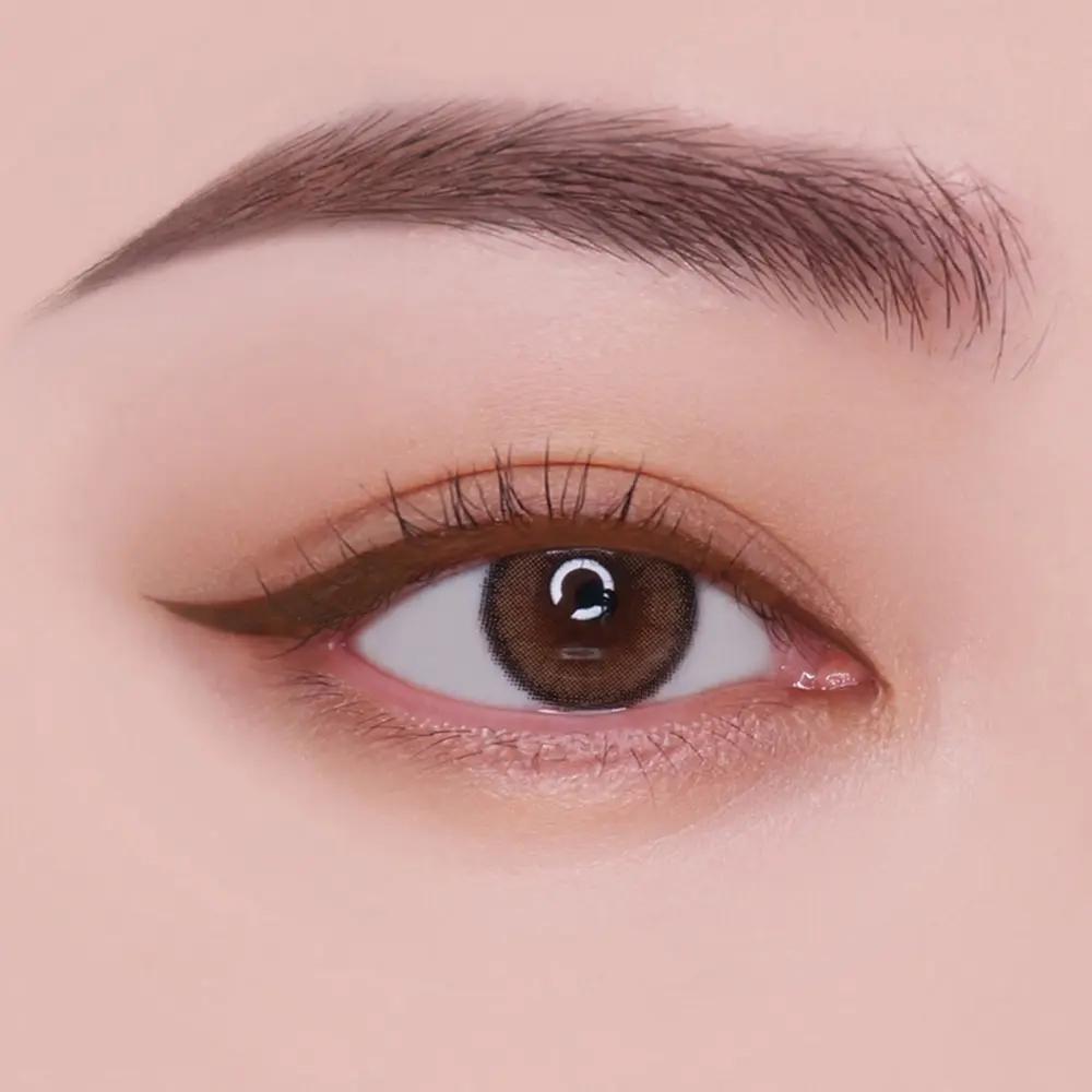 [Hello Kitty Black Edition / 1+1 Set] WAKEMAKE Strong Fix Pen Eyeliner 03 Dunkelbraun