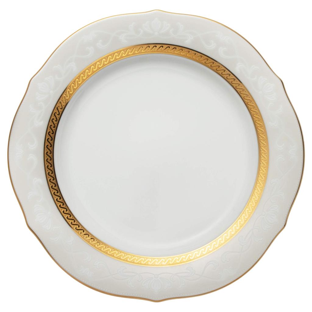 Noritake Pair of 23cm Hampshire Gold Accent Plates, Fine Porcelain, P91310/4335