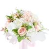 Wedding Bride Bouquet Artificial Rose Flower Bunch for Holiday Wedding Decor