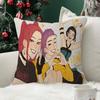 KPop Funny Cute DDemon Pattern Suitable for Home Bedroom Car Office Decoration Living Room Sofa Cushion Cover Pillowcase
