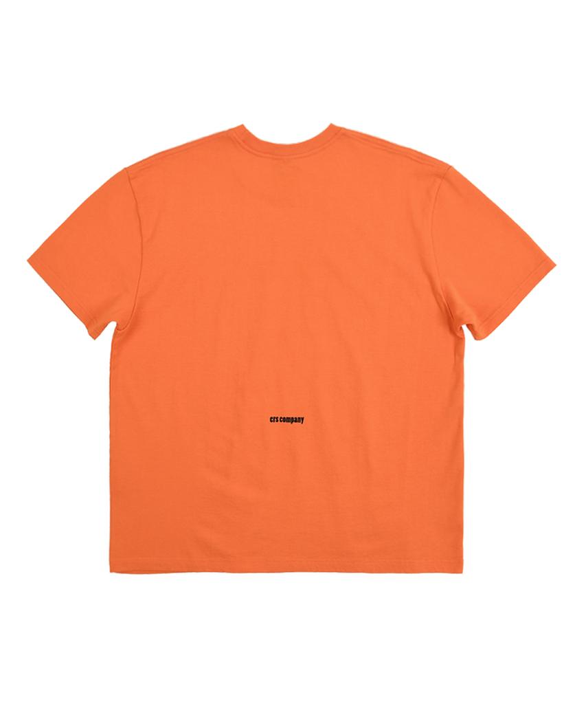Ialeseuko Blur Logo T-Shirt_Orange