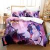 Nuovo Gioco Honkai Impact 3rd Set Biancheria da Letto Copripiumino con Federe Singolo Matrimoniale Queen King Biancheria da Letto Tessuti per la Casa