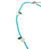 Sk8Er Rock Daisy Beads Necklace ((Light Blue))