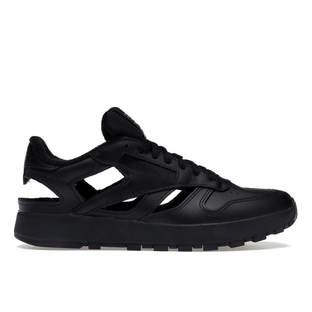 Reebok Maison Margiela X Classic Leather DQ Black Unisex Sneakers Footwear-White GY0244