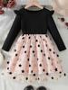 Kids Star Star Fluffy Tutu Dress Ultra Soft Breathable Party Outfit for Little Girls