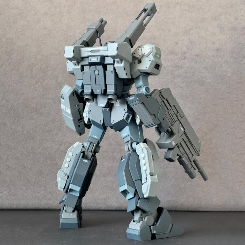 HG 1/144 Jesta Cannon J2 Mech Assembly Model Kit Action Figures Desktop Decoration Doll With Water Sticker Boy Toy Collectible