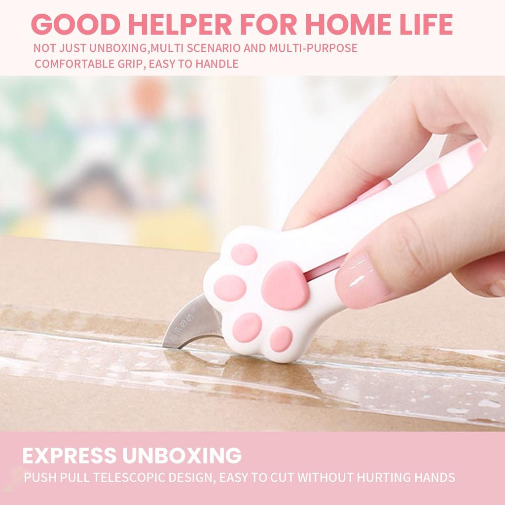 Niedliches Auspackmesser, Niedliches Bastelmesser, Ausziehbare Schneideschere