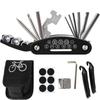 Bicycle & Car Repair Tool and Tire Patch Kit Set