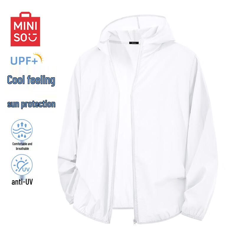 MINISO Men s Ice Silk Hooded Sun Protection Jacket 2XL