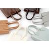 Damen Klassische und Schlichte Vollnarbenleder Vielseitige Einzel-Schultertasche, Leichte Umhänge-Handytasche
