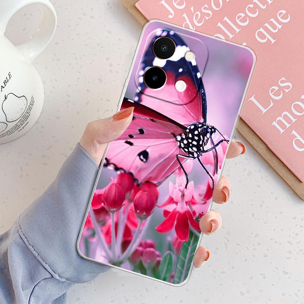 Pour Vivo Y28 5G 4G Coque Pour Vivo Y36i 5G Cover Bumper Résistante aux Chocs Transparente Souple Silicone TPU Étui de Téléphone pour Vivo Y36 Y28 Y36i Fundas