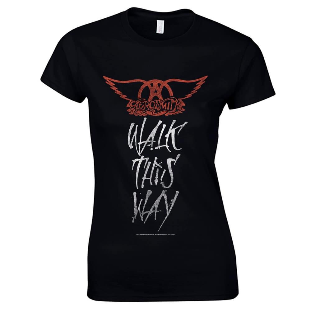 Aerosmith - Walk This Way  T-Shirt Girlie