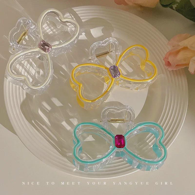 2023 Kamínková mašle sponka do vlasů pro ženy - Elegantní princeznovský styl pro husté vlasy