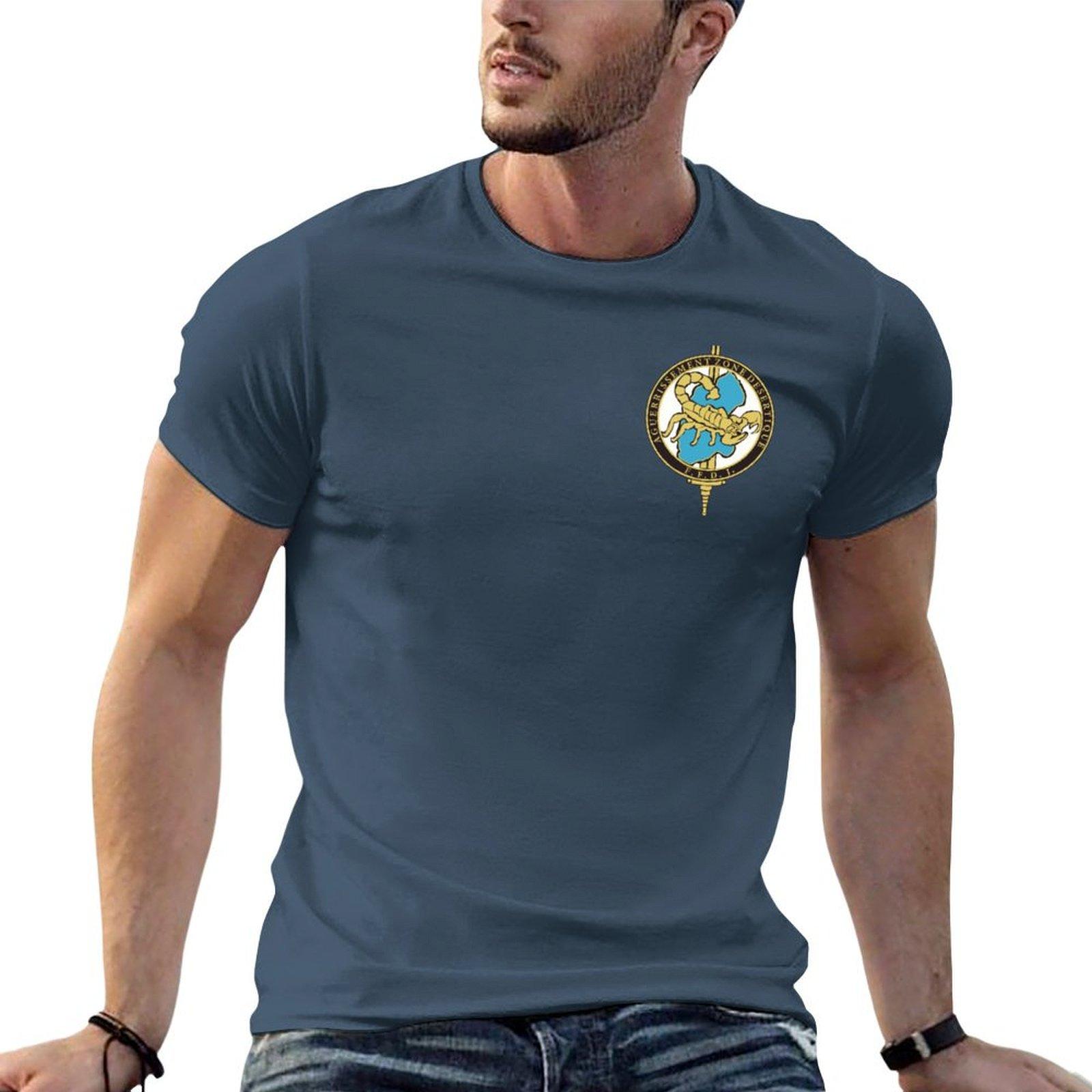 Badge Printing T-Shirt Man Fashionable Comfortable Soft Breathable Summer Loose Sports Leisure Cotton T-shirt 3XL тёмно-синий 1290₽