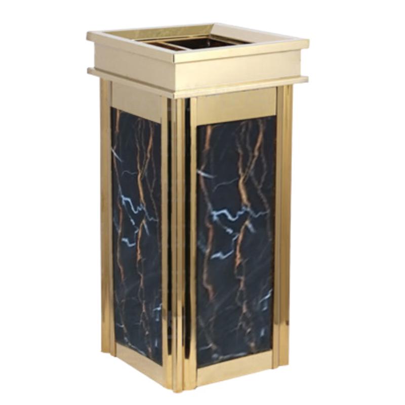 Hotel Lobby Stainless Steel Ash Bin & Trash Can