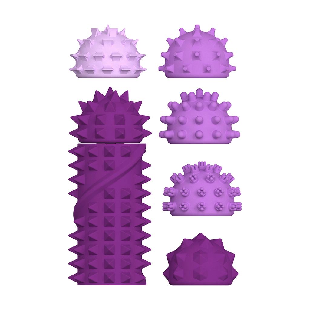 Silicone Stress-Relief Pain Stim Toy: Fingertip Prick, Spinning Gyro Gear Ball, Polygonal Anxiety Relief