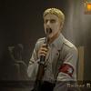 Attack on Titan: Shingeki no Kyojin Reiner Braun Chair Scene Figure Gun in Mouth Pose Anime Collectible Statue Toys Gifts