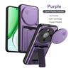 KEYSION Card Slot Holder Bag Phone Case for HONOR X9d 5G Slide Camera Protection Kickstand Shockproof Cover for Magic 8 Lite 5G