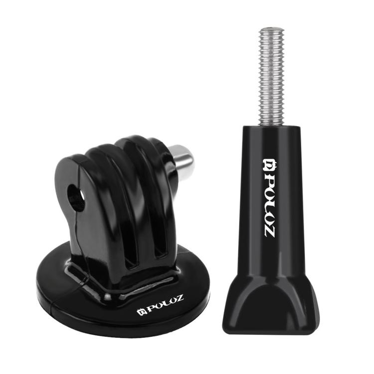 

PULUZ Camera Tripod Mount Adapter with Long Screw for GoPro, Insta360, DJI and Other Action Cameras