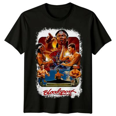 Bloodsport (1988) Movie Poster Inspired T-Shirt Retro Classic Tee Unisex