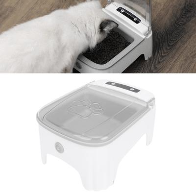 Automatic Cat Feeder Timing Large Capacity Non Tipping Pet Food Dispenser for Cat Dog