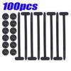 1-100pcs Nylon Cable Tie Buckle Pin Button Zip Ties Universal Self-Locking Fixed Tie Wires Fastening Straps Retainer Accessories