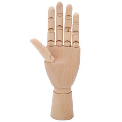 Wooden Hand Rotation Joint Professional Hand Model Various Shapes Wooden Mannequin Hand for Sketching Cartoon Decorate