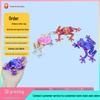 3D Printed Toy Frog with Movable Joints – Creative Collectible Figurine