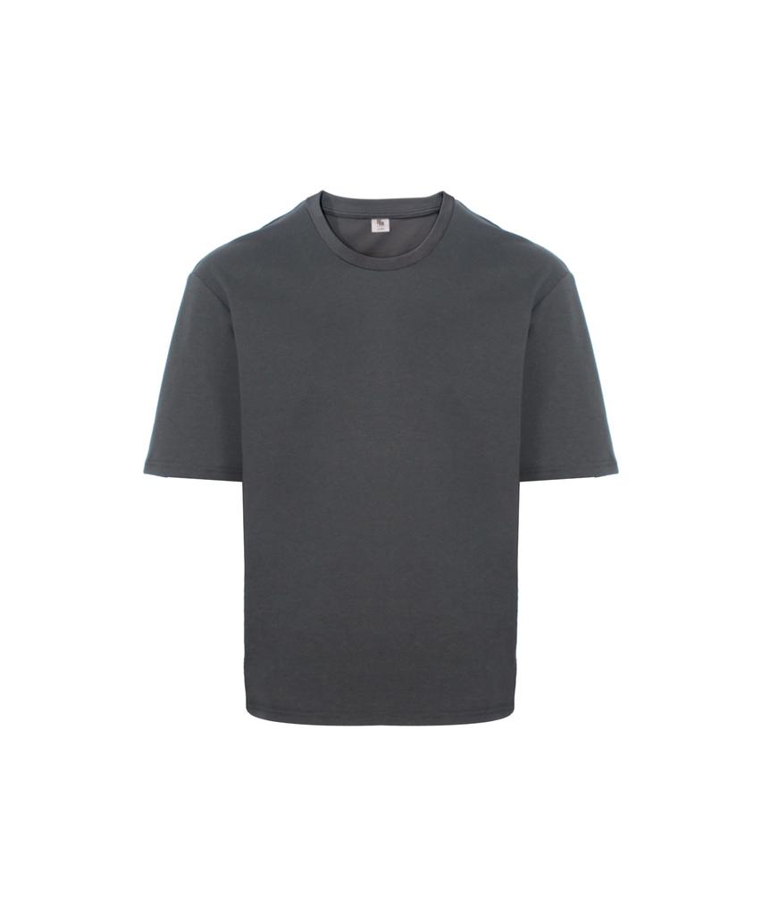 Laipeupeulipis Men'S Oversized Uv Plain Short Sleeve T-Shirt Charcoal