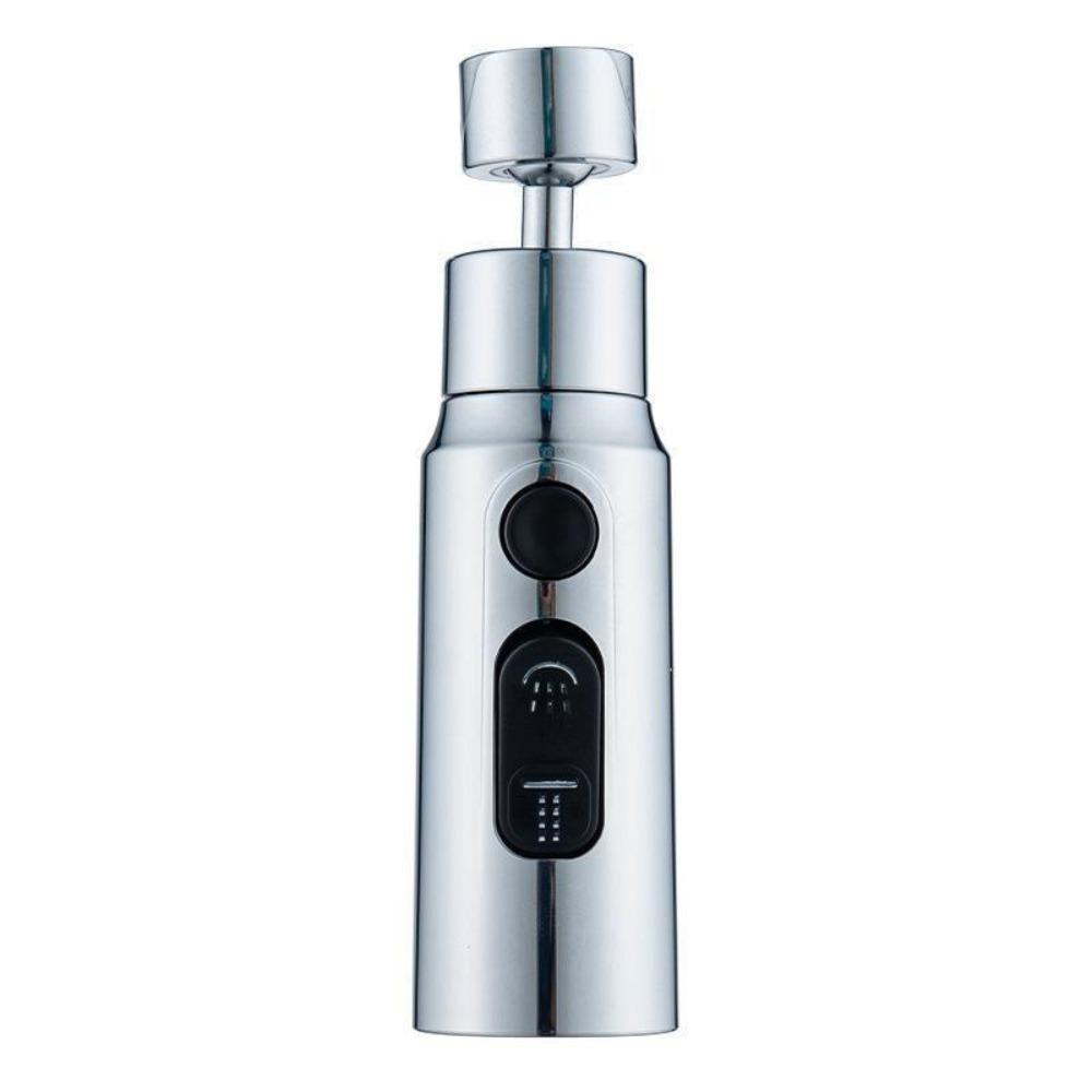 

Аэратор для смесителя с 3 режимами, вращение на 360 градусов, брызгозащищенный, защита от брызг, удлинитель для крана, многофункциональный, универсальный белый