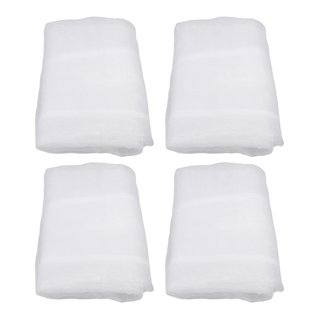 4PCS Protective Cover Netting Barrier Drawstring Design Garden Bird Barrier Mesh Cover 1.8x1.8m