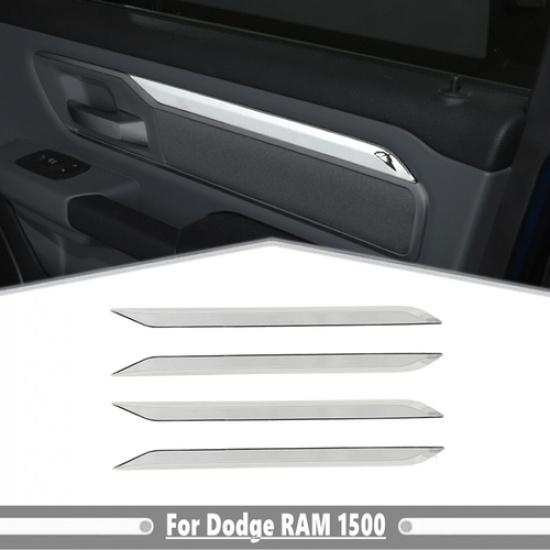 Для Dodge Ram 1500 -2025 ABS Хром Накладка на комплект полосок панели внутренней двери