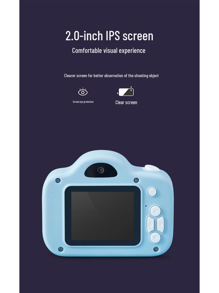 HD Міні Дволінзова Дитяча Камера - Компактна Дзеркальна Іграшка для Подарунків Дітям