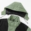 Men Women Waterproof 3-in-1 Hooded Outdoor Jacket With 320g Fleece Liner Hiking Camping Skiing Winter