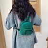 Corduroy backpack new women's bag fashionable simple backpack