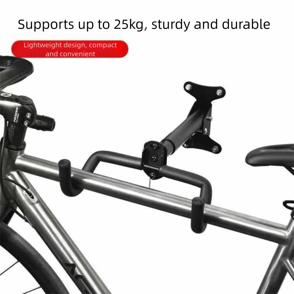 Space Saving Stretchable Bike Holder 360 Degree Rotating Rack  Mountain Bicycle Storage