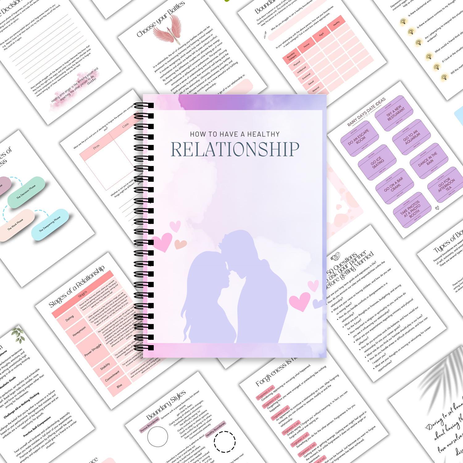Cross-Border Relationship Growth Guide: A5 Spiral-Bound Love Planner & Emotional Communication Manual (95 Pages) Other