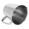 Messbecher aus Edelstahl Milchaufschäumkännchen mit Oz/ml-Markierung Milchaufschäumbecher mit Griff 1000 ml