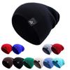 Knitted Hats Winter Unisex Warm Casual Slouchy Hats Outdoor Wool Caps Mens Beanie Letter Solid Color Fashion Street Hip Hop Hats