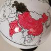 Miniature Globe DIY Colorable Portable Ball Children Study Creative Earth Model Ornaments Erasable Equipment Teaching Supplies