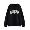Thin Sweatshirt for Women Autumn Clothes New Korean Version Round Neck Letter Printed Loose Student Top Coat for Women