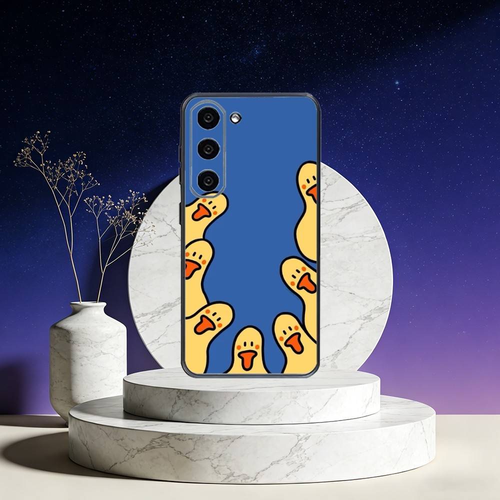 

Cartoon Cute G-Goose Phone Case For Samsung Galaxy A73,A72,A71,A70,A53,A52,A51,Others Soft Black Cover Samsung a31