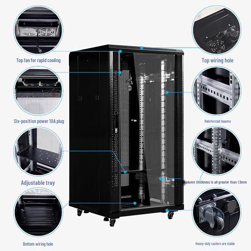 Shangshitong HD-22U 19-inch Network Cabinet (CN version)