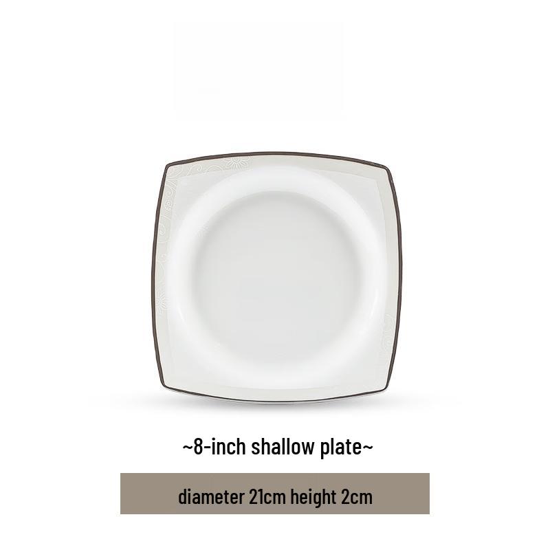 

Modellanca Nordic Ceramic 8-inch Shallow Plate