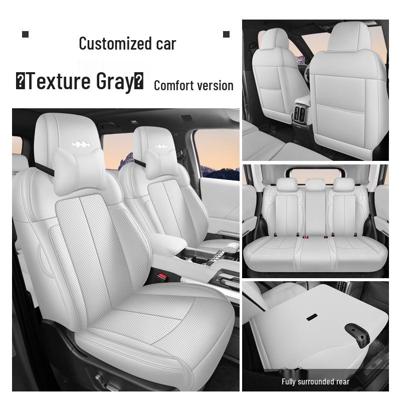 Equation Leopard Titanium 3 Breathable Four Seasons Suede Seat Cover - Universal Full Coverage Cushion